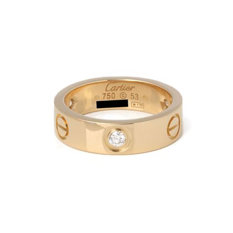 thin cartier ring|cartier love ring for sale.